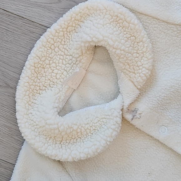 Vintage Strawberry Shortcake Sherpa Collared Jacket Sweater 12-24 months - Picture 5 of 11